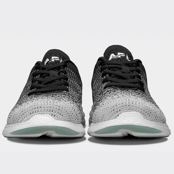 APL women’s TechLoom Pro White / Heather Grey / Black Melange Size 9.5 - Picture 2 of 15